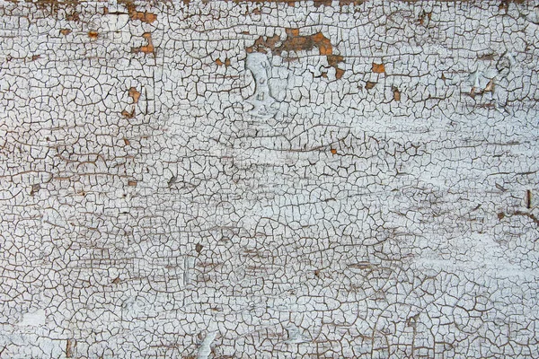 木の板に古い割れた塗料 グランジの質感 — ストック写真