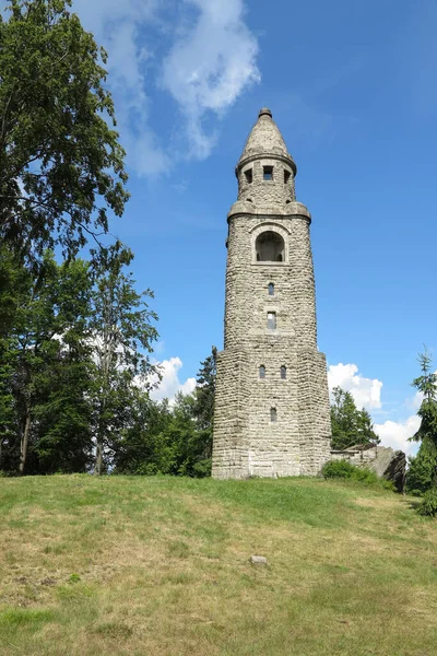 Смотровая Башня Хай Рядом Городом Чехия — стоковое фото