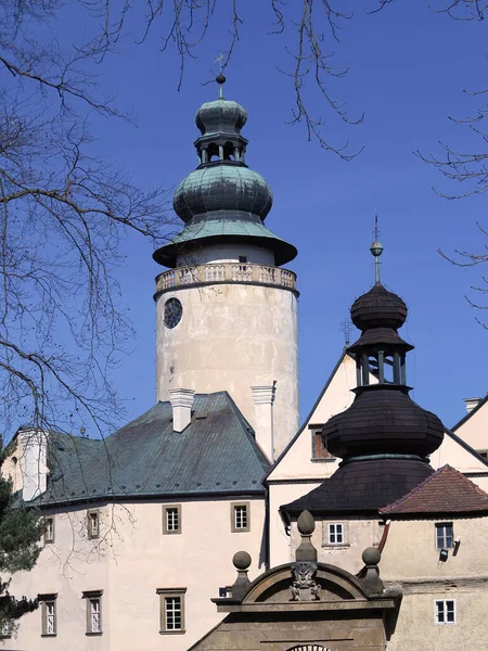 Zamek Lemberk Czechy — Zdjęcie stockowe