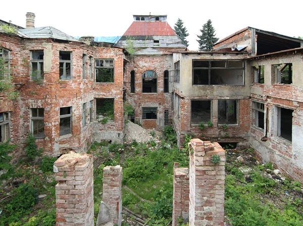 Ruínas Fábrica Abandonada Elias Palme Kamenicky Senov República Checa — Fotografia de Stock