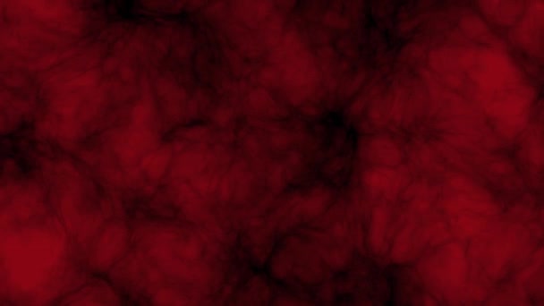Червоні Хмари Розширення Скорочення Маси Речовини — стокове відео