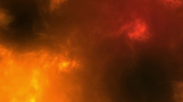 Abstrakcyjne Tło Wyglądające Jak Kosmiczna Mgławica Lub Nierealne Chmury Bezszwowe — Wideo stockowe