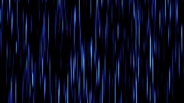 Glödande Och Flimrande Blå Partiklar Sömlös Loop Animation — Stockvideo