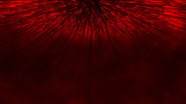 Parlak kırmızı ışınlar, soyut arkaplan