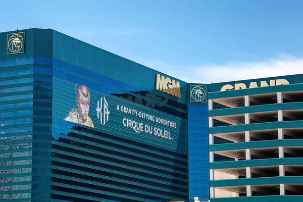 Las Vegas Eua Abril 2012 Exterior Mgm Grand Hotel Casino — Fotografia de Stock