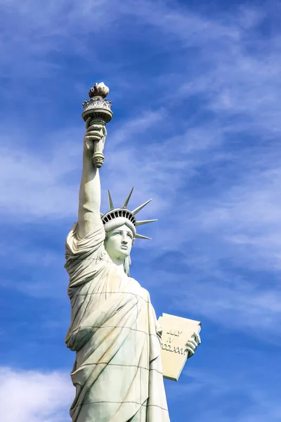 Копия Статуи Свободы Лас Вегасе Сша Памятник Является Символом Свободы — стоковое фото