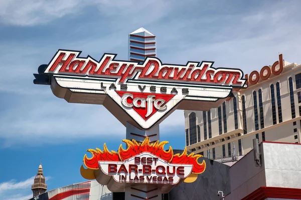 Лас Вегас Сша Апреля 2012 Года Кафе Harley Davidson Лас — стоковое фото