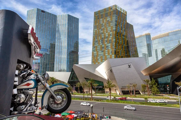 Las Vegas Usa April 2012 Harley Davidson Motor Bike Coming — Stock Photo, Image