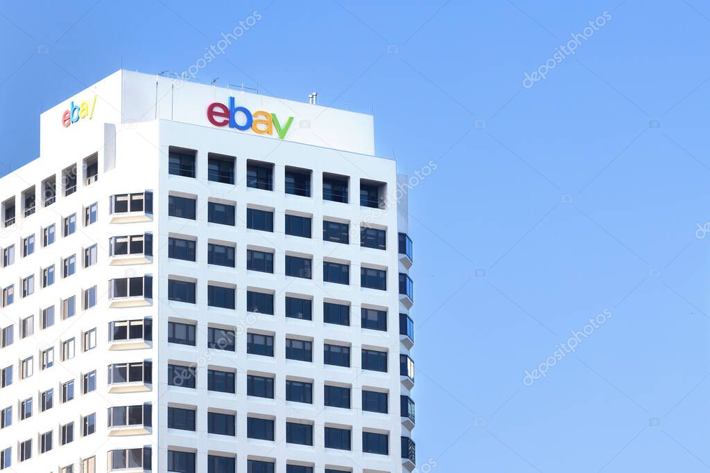 Sydney, Australia - 9 February 2023: The Ebay headquarters in Sydney, Australia. Part of the American multinational Ebay Inc. based in California and founded in 1995.