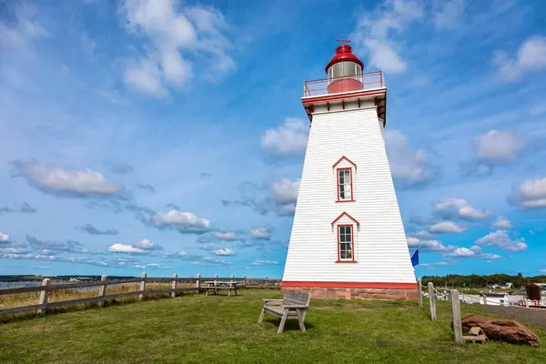 Souris Lighthouse Northumberland Strait Prince Edward Island Canada Built 1880 — Stock Photo, Image