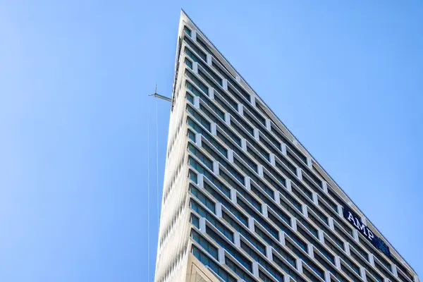Sydney Australië Februari 2023 Quay Quarter Tower Eerste Wolkenkrabber Ter Rechtenvrije Stockafbeeldingen