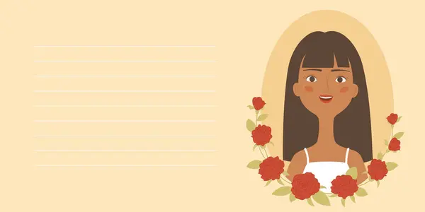 Nettes Grußkartendesign Für Den Frühlingsurlaub Internationaler Frauentag Oder Muttertagskarten Entwerfen Vektorgrafiken