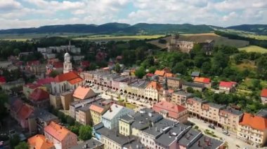 Beautiful architecture of the Bolkow castle in Lower Silesia at summer. Poland