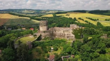 Beautiful architecture of the Bolkow castle in Lower Silesia at summer. Poland