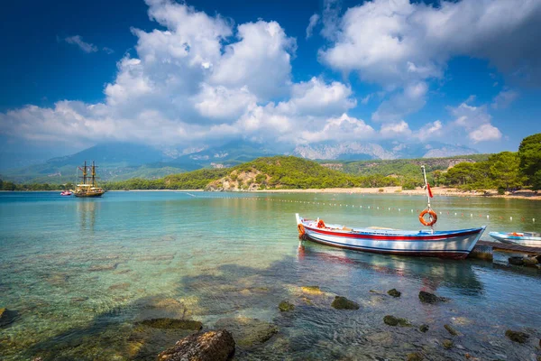 Hermosa Bahía Antigua Ciudad Phaselis Turquía —  Fotos de Stock
