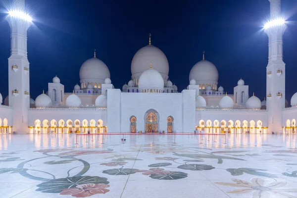 Abu Dhabi Eau Mars 2014 Grande Mosquée Cheikh Zayed Abu — Photo