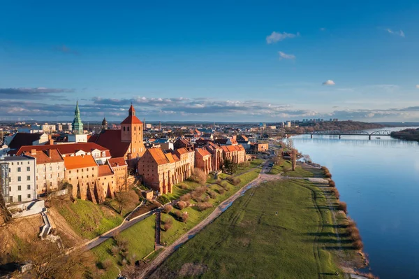 Beautiful Architecture Granaries Grudziadz Wisla River Poland — Stock Photo, Image