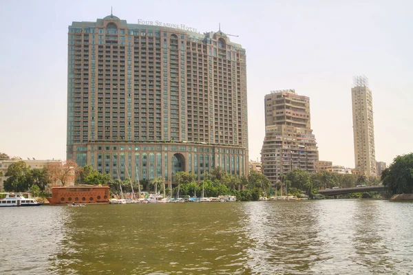 Kairo Mesir Maret 2010 Pemandangan Sungai Nil Kota Kairo Mesir — Stok Foto