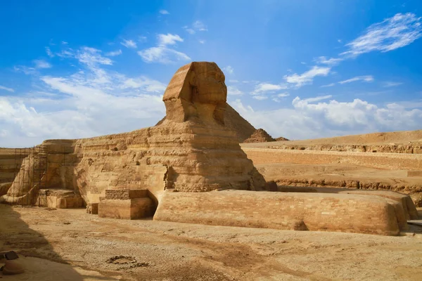 Grote Sfinx Van Gizeh Egypte — Stockfoto