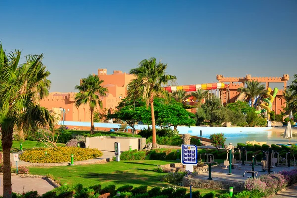 Marsa Alam Egypte Mei 2023 Prachtige Tuinen Van Het Akassia — Stockfoto