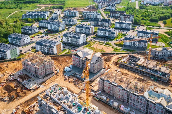 Гданьск Польша Мая 2023 Года Горизонт Гданьска Недавно Построенными Квартирами — стоковое фото