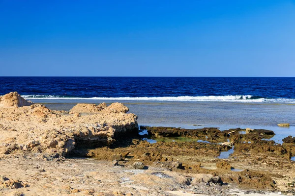 Hermosa Costa Del Mar Rojo Marsa Alam Egipto — Foto de Stock