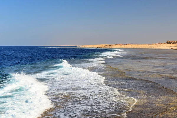 Bela Costa Mar Vermelho Marsa Alam Egito — Fotografia de Stock