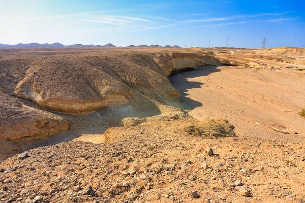 Paisagem Deserto Região Marsa Alam Egito — Fotografia de Stock