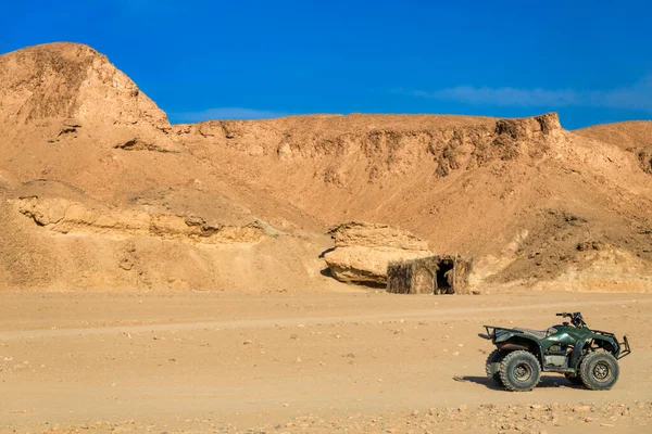 Viaje Quad Por Desierto Cerca Marsa Alam Egipt — Foto de Stock