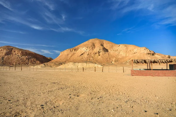 Pouštní Krajina Regionu Marsa Alam Egypt — Stock fotografie