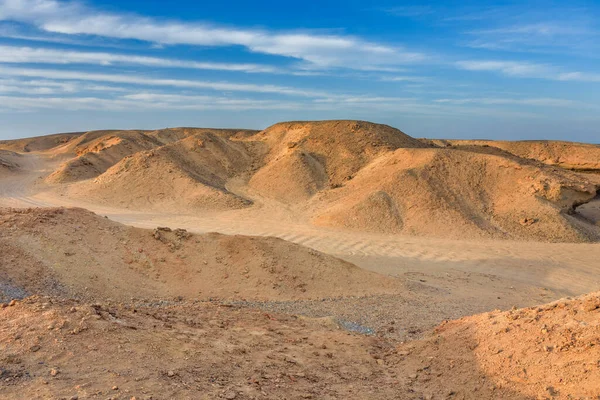 Pustynia Regionie Marsa Alam Egipt — Zdjęcie stockowe