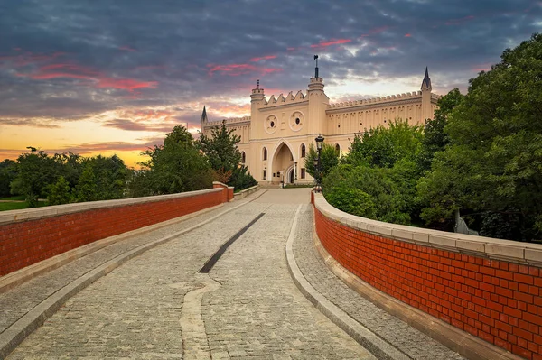 Castello Reale Nel Centro Della Città Lublino Polonia — Foto Stock