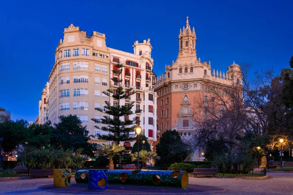 Beautiful Architecture Valencia City Dawn Spain — Foto Stock