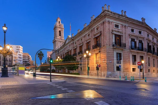Beautiful Architecture Valencia City Dawn Spain — Foto Stock