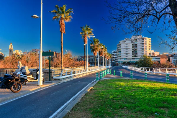 Beautiful Architecture Valencia City Dawn Spain — Foto de Stock