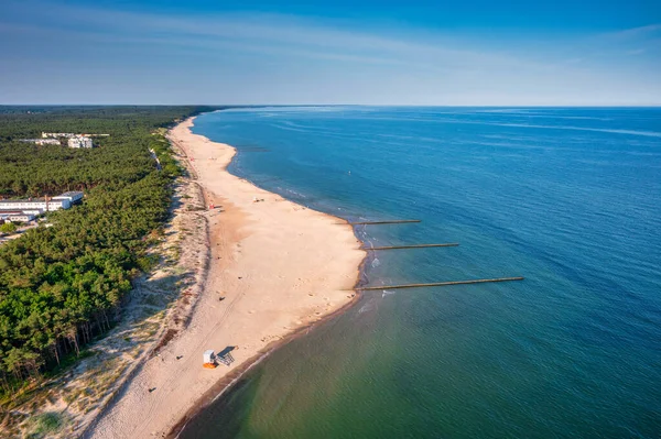 Vacker Natur Sommaren Stranden Vid Östersjön Rowy Polen — Stockfoto