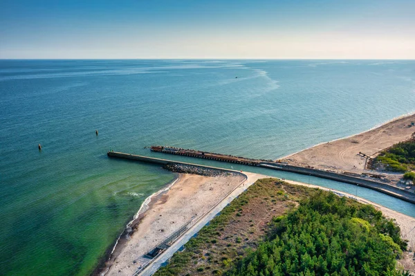 波兰罗威波罗的海夏季海滩的美丽风景 — 图库照片