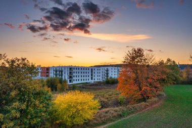 Rotmankai, Polonya 'da bir yerleşim bölgesinin havadan görüntüsü