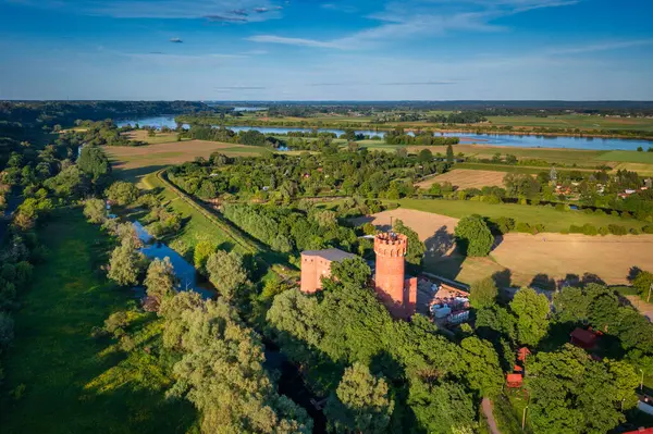 Teutonic Castle Wda River Swiecie Poland — Stock Photo, Image