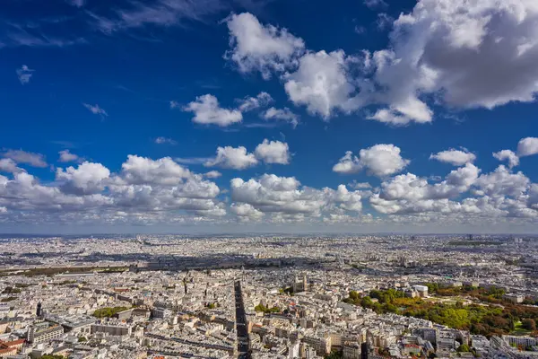 Beautiful architecture of Paris city at sunny day, France