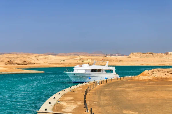 Prachtig Landschap Van Rode Zee Kust Bij Port Ghalib Egypte — Stockfoto