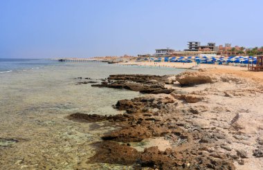 Sunny beach in Marsa Alam, Egypt
