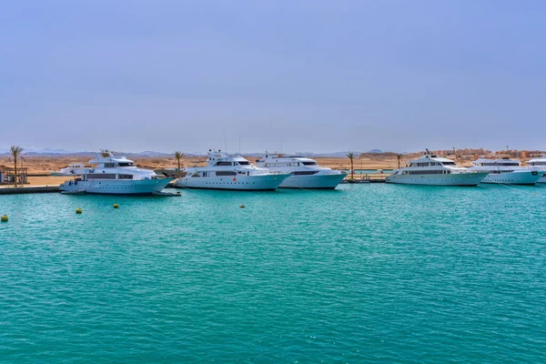 Hermoso Paisaje Costa Del Mar Rojo Port Ghalib Egipto África — Foto de Stock