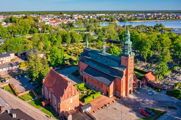 Stock image Collegiate church in Kartuzy, Pomerania. Poland