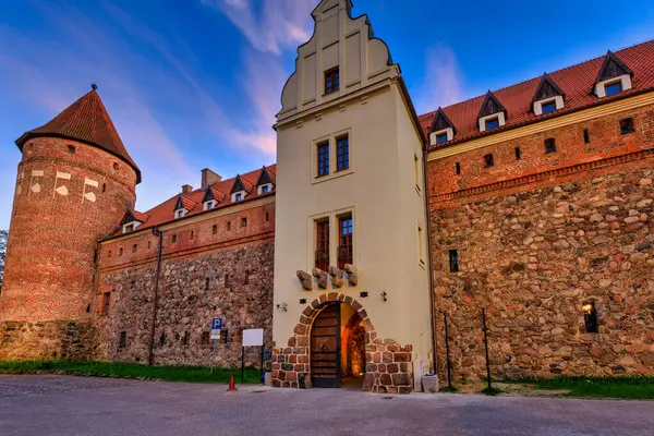 stock image Teutonic Castle in Bytow, a former stronghold for Pomeranian dukes. Poland