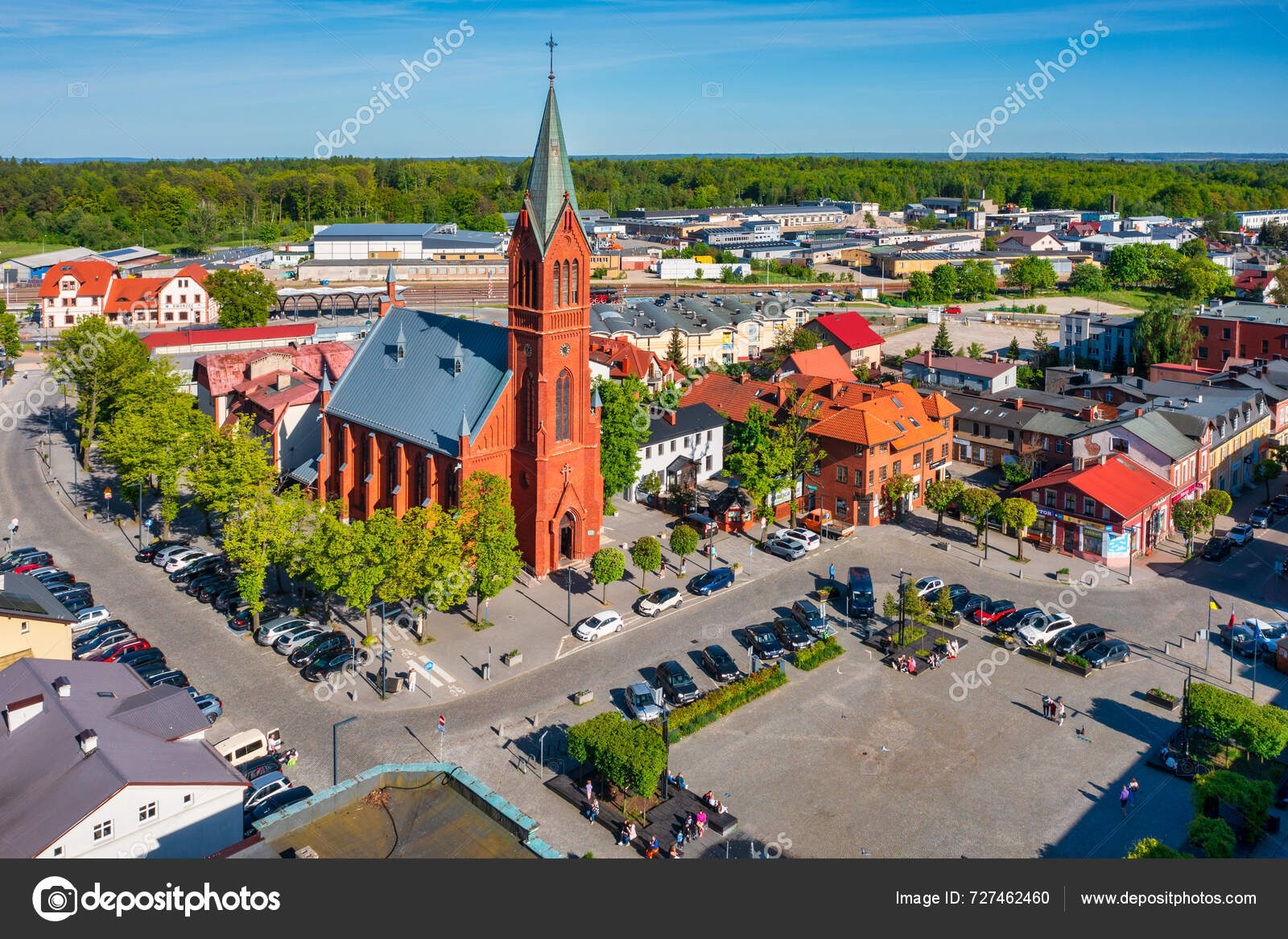 Kartuzy Poland Mayl 2024 City Center Kartuzy Kashubian Lake District