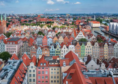 Yazın ana şehir Gdansk, Polonya.