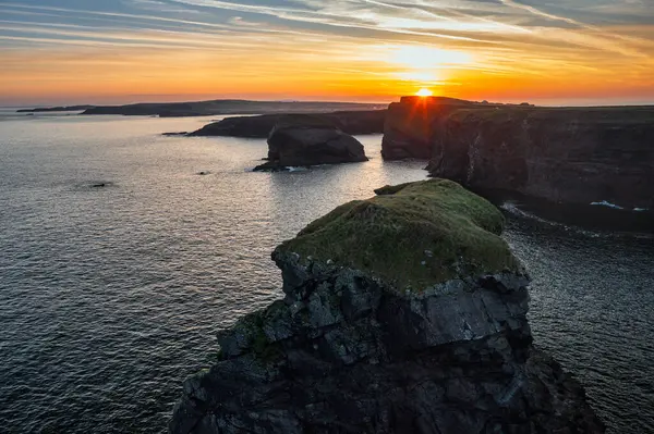 stock image Kilkee Cliffs at Sunrise, Co. Clare, Ireland