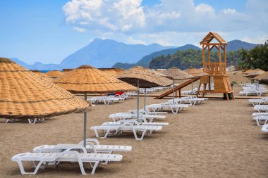 Tekirova yakınlarındaki güzel Türk Rivierası. Kemer, Türkiye
