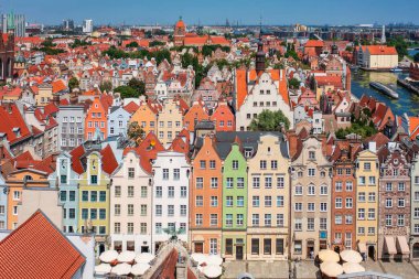 Yazın ana şehir Gdansk, Polonya.